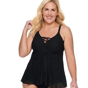 Craft and borrow crochet FlyAway tankini top